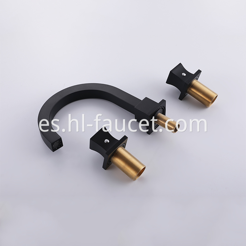 Brass Bathroom Split Faucet